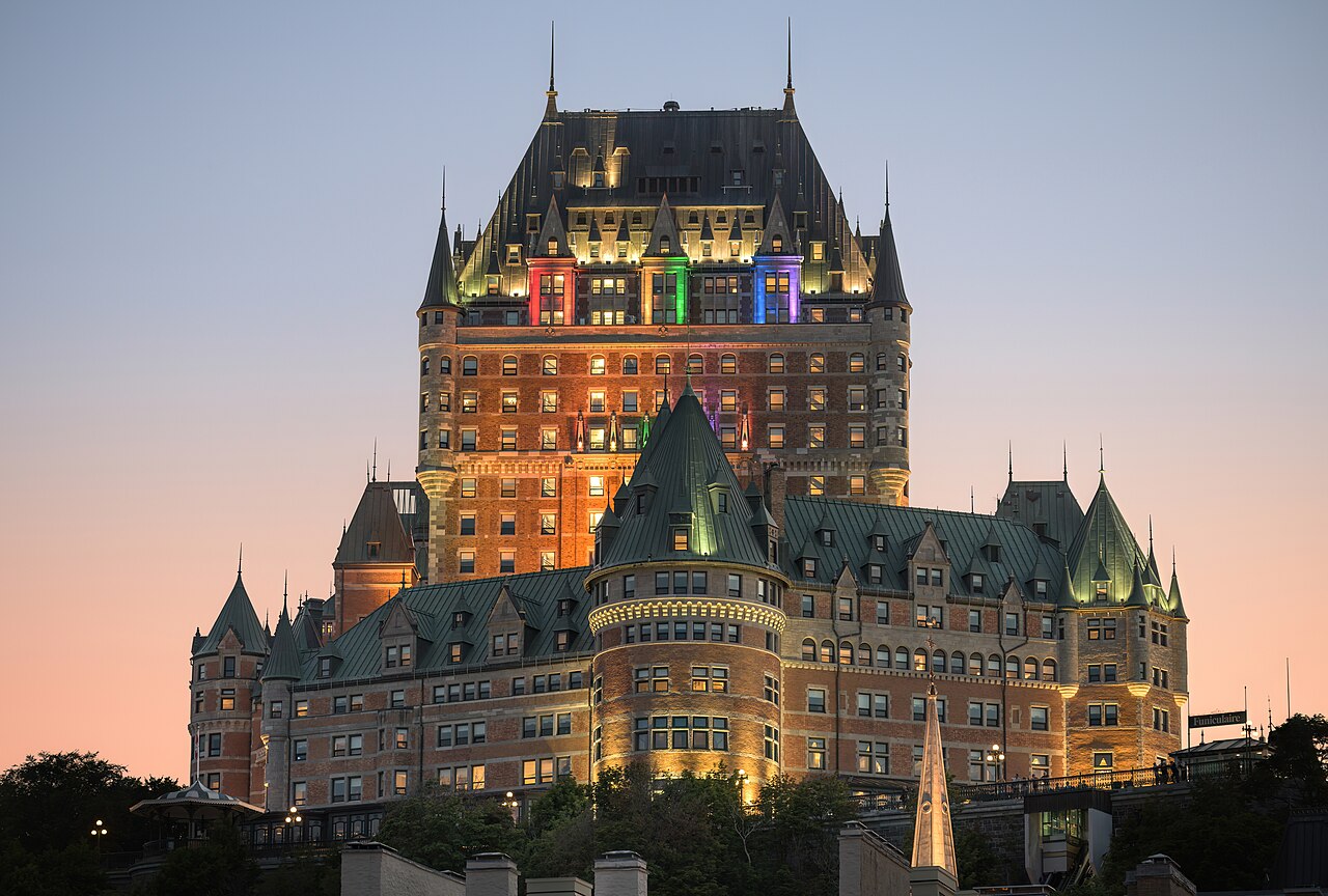 Château Frontenac à Québec — passer le TCF Québec pour immigrer au Québec